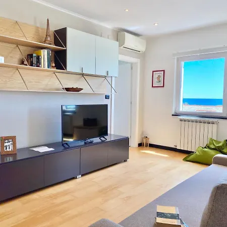 Casaviva - Lovely Seaview Trilo In Nervi * Genoa