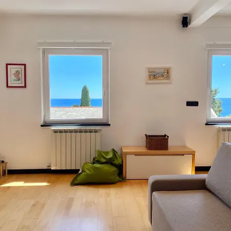 Casaviva - Lovely Seaview Trilo In Nervi Apartment